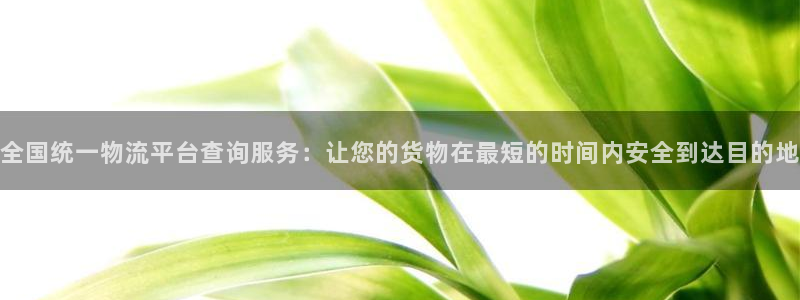 旺财28连接：全国统一物流平台查询服