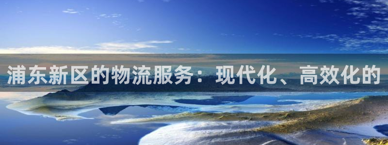 旺财28软件有什么用：浦东新区的物流