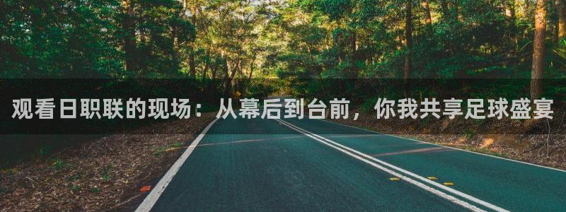 jrkan体育直播：观看日职联的现场：从幕后到台前，你我共享足球盛宴